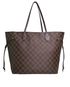 Damier Ebene Neverfull MM, back view